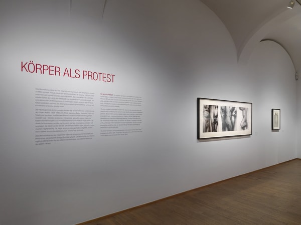 Installation view, John Coplans: The Body as Protest, Albertina, Vienna, Austria, 2012