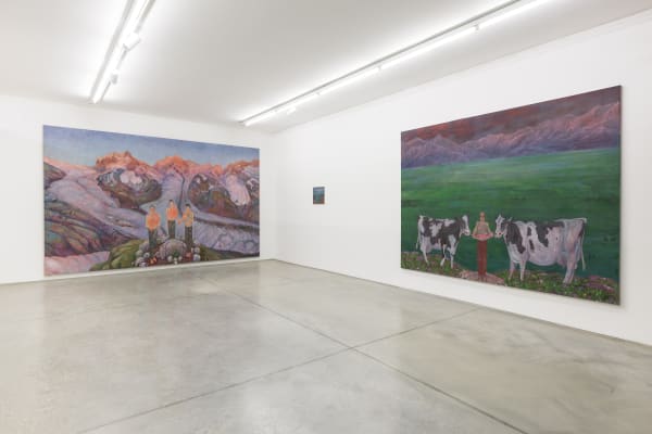 Andriu Deplazes, Burning Green, Installation view, Collezione Maramotti, Reggio Emilia, Italy, 2023