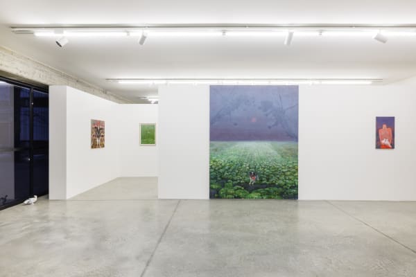 Andriu Deplazes, Burning Green, Installation view, Collezione Maramotti, Reggio Emilia, Italy, 2023