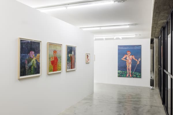 Andriu Deplazes, Burning Green, Installation view, Collezione Maramotti, Reggio Emilia, Italy, 2023