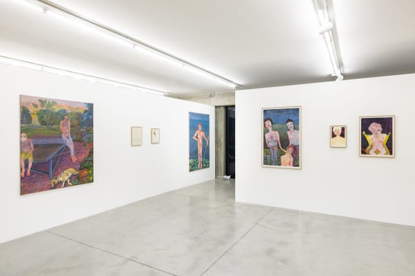 Andriu Deplazes, Burning Green, Installation view, Collezione Maramotti, Reggio Emilia, Italy, 2023