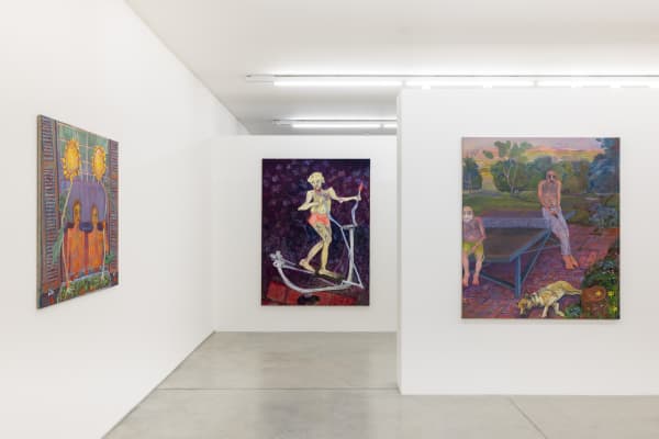 Andriu Deplazes, Burning Green, Installation view, Collezione Maramotti, Reggio Emilia, Italy, 2023