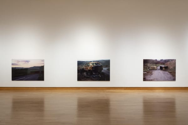 Installation view, Willie Doherty: WHERE, Ulster Museum, Belfast, Northern Ireland, 2021