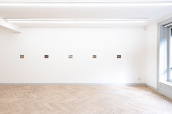 Installation view, Francis Alÿs: Border Barriers Typology, Galerie Peter Kilchmann, Rämistrasse, Zurich, Switzerland, 2021, Photo: Sebastian Schaub