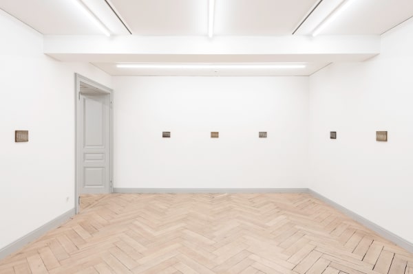 Installation view, Francis Alÿs: Border Barriers Typology, Galerie Peter Kilchmann, Rämistrasse, Zurich, Switzerland, 2021, Photo: Sebastian Schaub