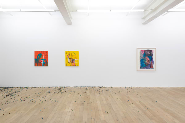 Installation view, Maja Bajevic: Watch Your Step, Galerie Peter Kilchmann, Zurich, Switzerland, 2022