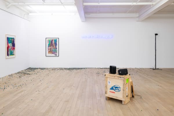 Installation view, Maja Bajevic: Watch Your Step, Galerie Peter Kilchmann, Zurich, Switzerland, 2022