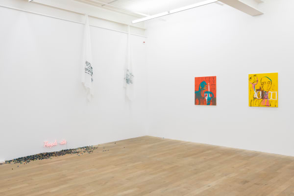 Installation view, Maja Bajevic: Watch Your Step, Galerie Peter Kilchmann, Zurich, Switzerland, 2022