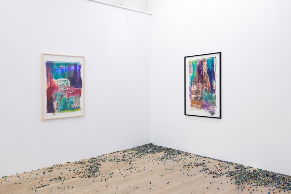Installation view, Maja Bajevic: Watch Your Step, Galerie Peter Kilchmann, Zurich, Switzerland, 2022