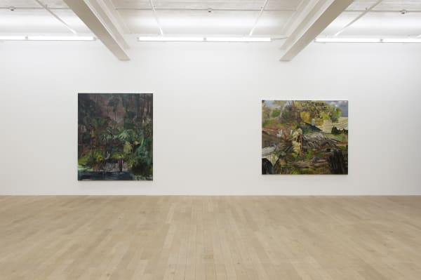 Installation view, Hernan Bas: Perinnial affairs, Galerie Peter Kilchmann, Zurich, Switzerland, 2011, Photo: Sebastian Schaub