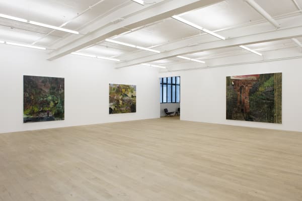 Installation view, Hernan Bas: Perinnial affairs, Galerie Peter Kilchmann, Zurich, Switzerland, 2011, Photo: Sebastian Schaub