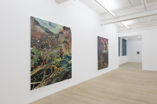 Installation view, Hernan Bas: Perinnial affairs, Galerie Peter Kilchmann, Zurich, Switzerland, 2011, Photo: Sebastian Schaub