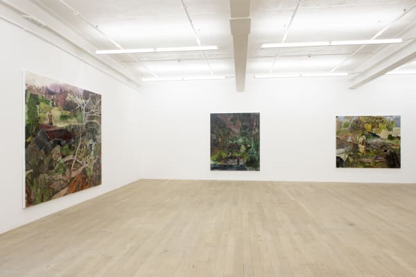 Installation view, Hernan Bas: Perinnial affairs, Galerie Peter Kilchmann, Zurich, Switzerland, 2011, Photo: Sebastian Schaub