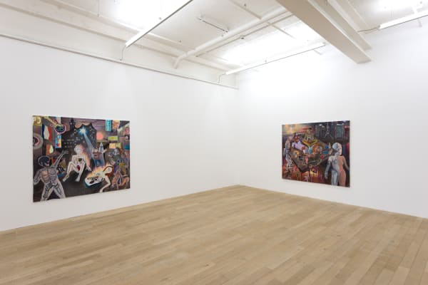 Installation view, Armin Boehm: Involution, Galerie Peter Kilchmann, Zurich, Switzerland, 2018, Photo: Sebastian Schaub