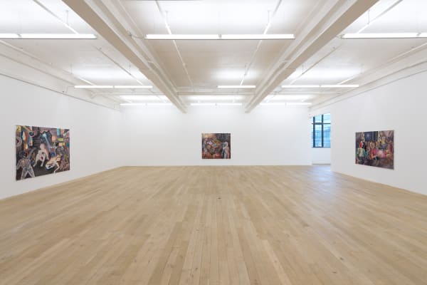 Installation view, Armin Boehm: Involution, Galerie Peter Kilchmann, Zurich, Switzerland, 2018, Photo: Sebastian Schaub