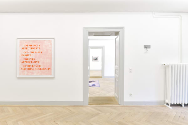 Installation view, Monica Bonvicini: No Rest, Galerie Peter Kilchmann, Zurich, Switzerland, 2021, Photo: Sebastian Schaub
