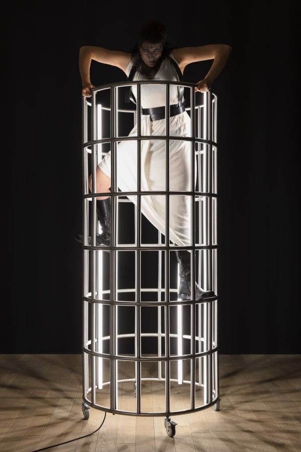 Installation view, Monica Bonvicini: bind me! torture me!, Galerie Peter Kilchmann, Zurich, Switzerland, 2019, Photo: Andrea Rossetti