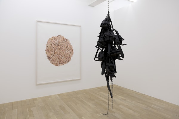 Installation view, Monica Bonvicini: Forget All Instructions, Galerie Petere Kilchmann, Zurich, Switzerland, 2015, Photo: Sebastian Schaub