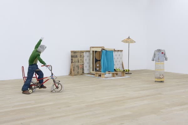 Installation view, Vlassis Caniaris, Galerie Peter Kilchmann, Zurich, Switzerland, 2016, Photo: Sebastian Schaub