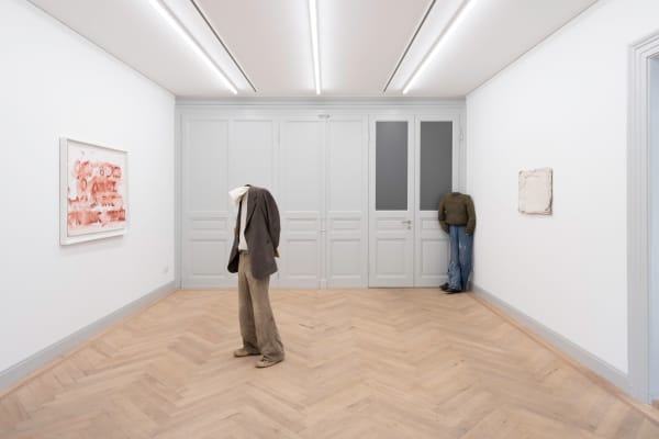 Installation view, Vlassis Caniaris: Selection of works, Galerie Peter Kilchmann, Zurich, Switzerland, 2022, Photo: Sebastian Schaub