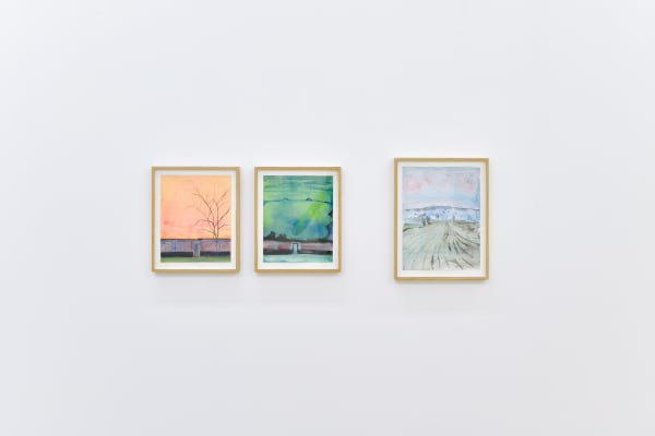 Installation view, Andriu Deplazes: Körper in diffusem Licht, Galerie Peter Kilchmann, Zurich, Switzerland, 2021, Photo: Sebastian Schaub
