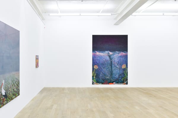 Installation view, Andriu Deplazes: Körper in diffusem Licht, Galerie Peter Kilchmann, Zurich, Switzerland, 2021, Photo: Sebastian Schaub