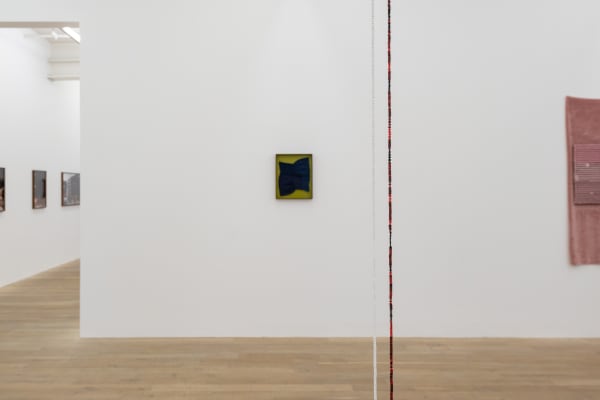 Installation view, João Modé: GEOM POEM, Galerie Peter Kilchmann, Zurich, Switzerland, 2023, Photo: Sebastian Schaub