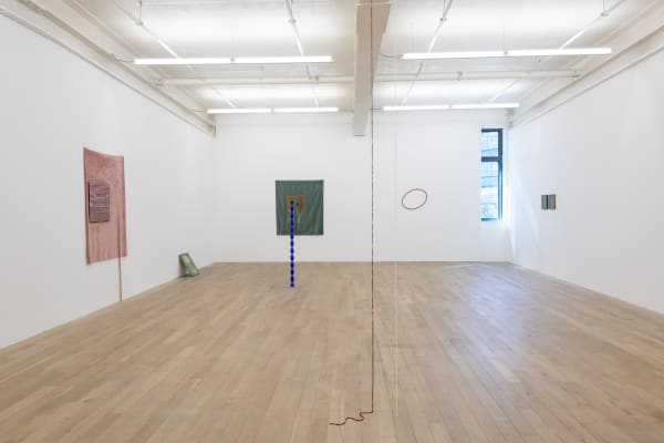 Installation view, João Modé: GEOM POEM, Galerie Peter Kilchmann, Zurich, Switzerland, 2023, Photo: Sebastian Schaub