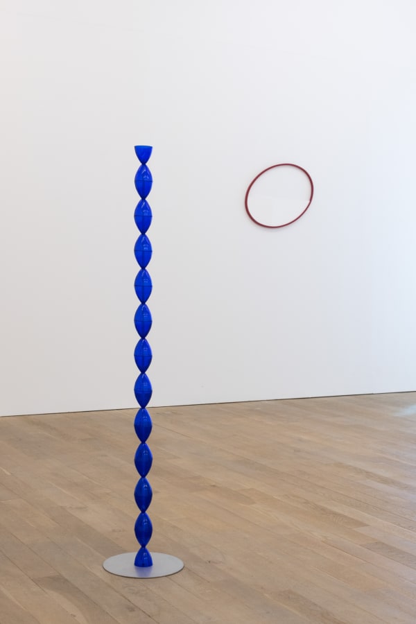 Installation view, João Modé: GEOM POEM, Galerie Peter Kilchmann, Zurich, Switzerland, 2023, Photo: Sebastian Schaub