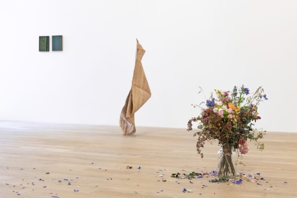 Installation view, João Modé: GEOM POEM, Galerie Peter Kilchmann, Zurich, Switzerland, 2023, Photo: Sebastian Schaub