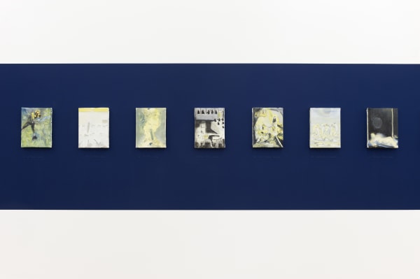 Installation view, Valérie Favre: Paintings, Galerie Peter Kilchmann, Zurich, Switzerland, 2013, Photo: Sebastian Schaub