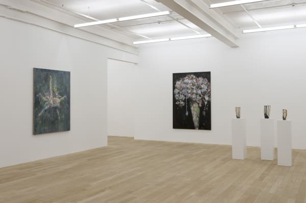 Installation view, Valérie Favre: Paintings, Galerie Peter Kilchmann, Zurich, Switzerland, 2013, Photo: Sebastian Schaub