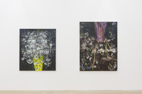 Installation view, Valérie Favre: Paintings, Galerie Peter Kilchmann, Zurich, Switzerland, 2013, Photo: Sebastian Schaub