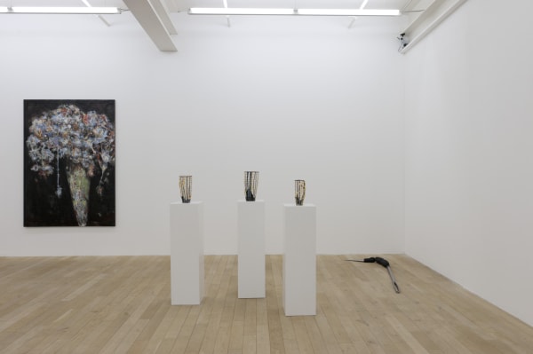 Installation view, Valérie Favre: Paintings, Galerie Peter Kilchmann, Zurich, Switzerland, 2013, Photo: Sebastian Schaub