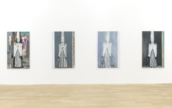 Installation view, Valérie Favre: Make-up, Galerie Peter Kilchmann, Zurich, Switzerland, 2017, Photo: Sebastian Schaub
