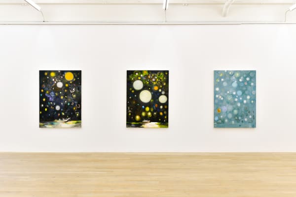 Installation view, Valérie Favre: Bateaux des poètes, Galerie Peter Kilchmann, Zurich, Switzerland, 2021, Photo: Sebastian Schaub
