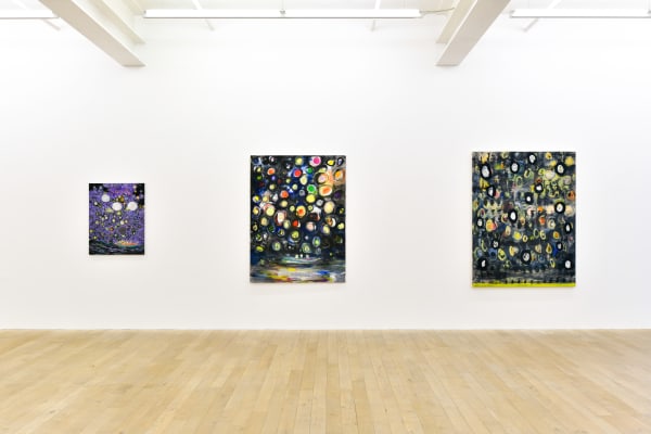 Installation view, Valérie Favre: Bateaux des poètes, Galerie Peter Kilchmann, Zurich, Switzerland, 2021, Photo: Sebastian Schaub