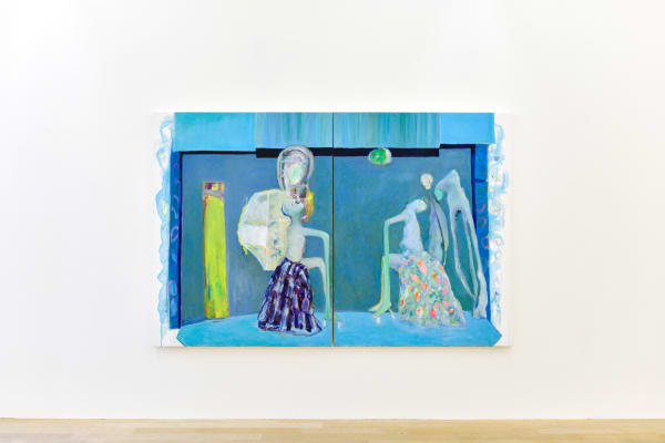 Installation view, Valérie Favre: Bateaux des poètes, Galerie Peter Kilchmann, Zurich, Switzerland, 2021, Photo: Sebastian Schaub
