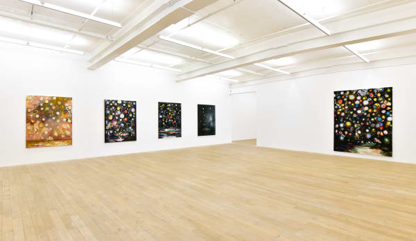Installation view, Valérie Favre: Bateaux des poètes, Galerie Peter Kilchmann, Zurich, Switzerland, 2021, Photo: Sebastian Schaub