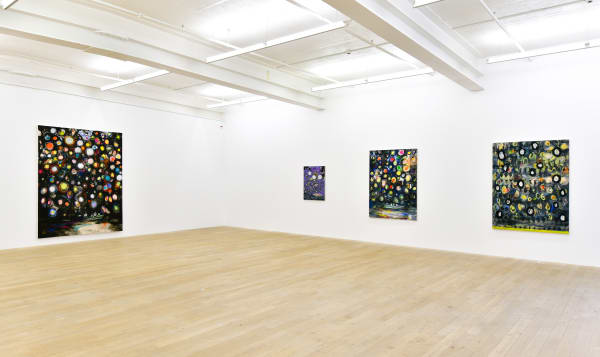 Installation view, Valérie Favre: Bateaux des poètes, Galerie Peter Kilchmann, Zurich, Switzerland, 2021, Photo: Sebastian Schaub
