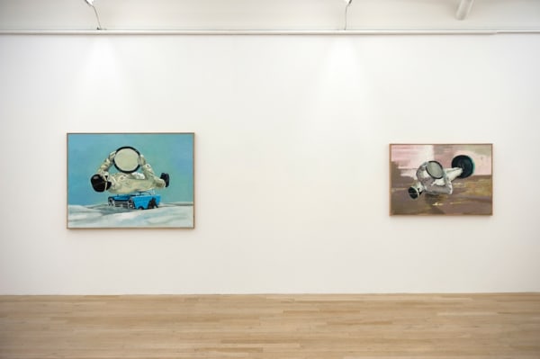 Installation view, Marc-Antoine Fehr: Fêtes, Galerie Peter Kilchmann, Zurich, Switzerland, 2014, Photo: Sebastian Schaub