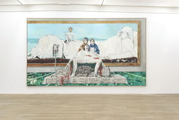 Installation view, Marc-Antoine Fehr: Les Adieux, Galerie Peter Kilchmann, Zurich, Switzerland, 2019, Photo: Sebastian Schaub