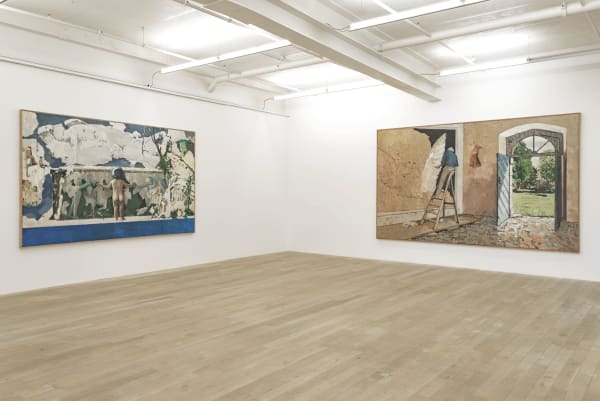 Installation view, Marc-Antoine Fehr: Les Adieux, Galerie Peter Kilchmann, Zurich, Switzerland, 2019, Photo: Sebastian Schaub