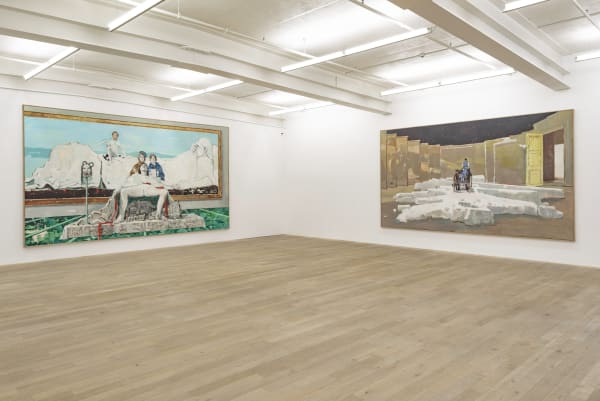 Installation view, Marc-Antoine Fehr: Les Adieux, Galerie Peter Kilchmann, Zurich, Switzerland, 2019, Photo: Sebastian Schaub