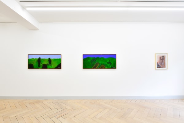 Installation view, Beatriz González: Funebria, Galerie Peter Kilchmann, Zurich, Switzerland, 2021, Photo: Sebastian Schaub