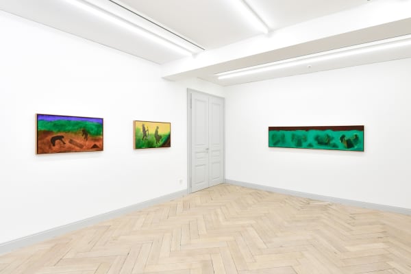 Installation view, Beatriz González: Funebria, Galerie Peter Kilchmann, Zurich, Switzerland, 2021, Photo: Sebastian Schaub