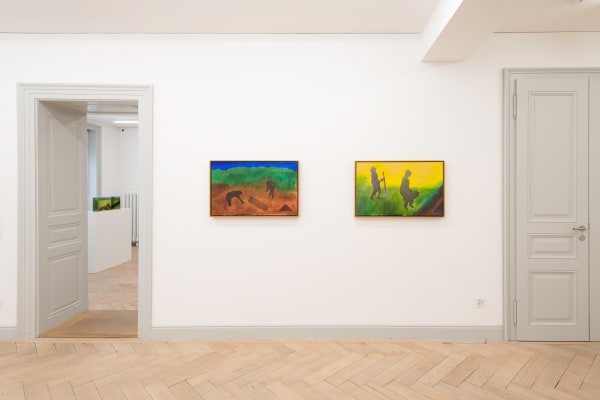 Installation view, Beatriz González: Funebria, Galerie Peter Kilchmann, Zurich, Switzerland, 2021, Photo: Sebastian Schaub