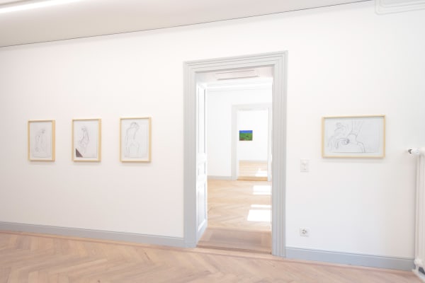 Installation view, Beatriz González: Funebria, Galerie Peter Kilchmann, Zurich, Switzerland, 2021, Photo: Sebastian Schaub