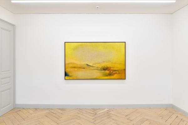 Installation view, Leiko Ikemura: Colors in Motion, Galerie Peter Kilchmann, Zurich, Switzerland, 2021, Photo: Sebastian Schaub
