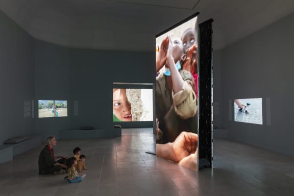 Installation view, Francis Alÿs: The Nature of the Game, Belgian Pavilion, Venice Biennale Arte 2022, Photo: Dario Lasagni